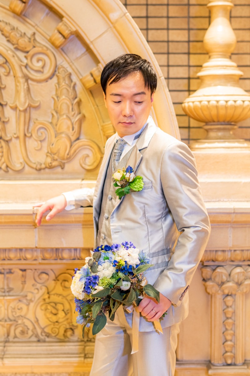 ご新郎様ソロショット