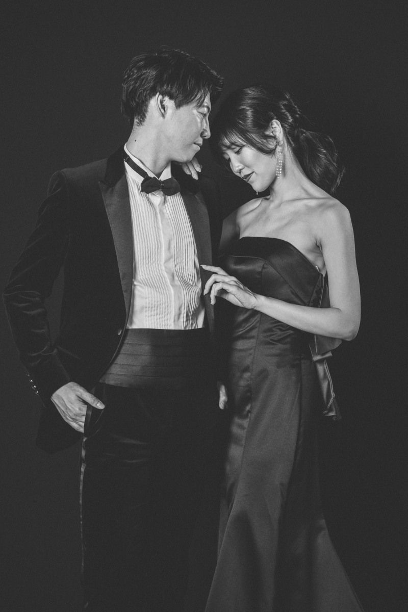 黒背景×モノクロ☆