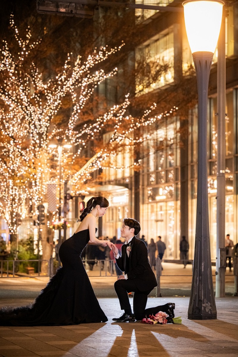 丸の内イルミネーションフォトウェディング