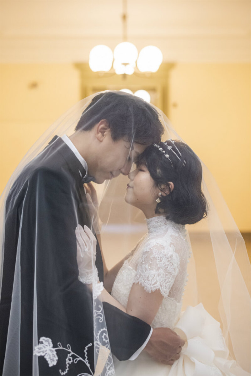 ベールを使ったショット☆