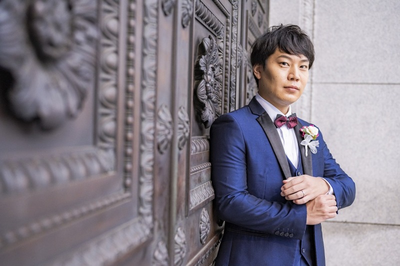 ご新郎様ソロショット
