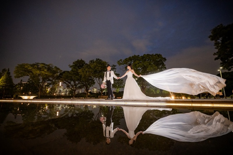 水辺に浮かぶおふたり♡