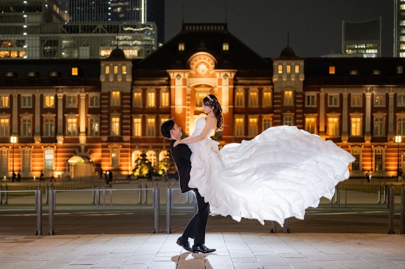 【DayNightプラン】東京駅から赤坂迎賓館へ、東京の夜景を巡るウェディング