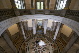 重要文化財、表慶館で優美な前撮りを…♡