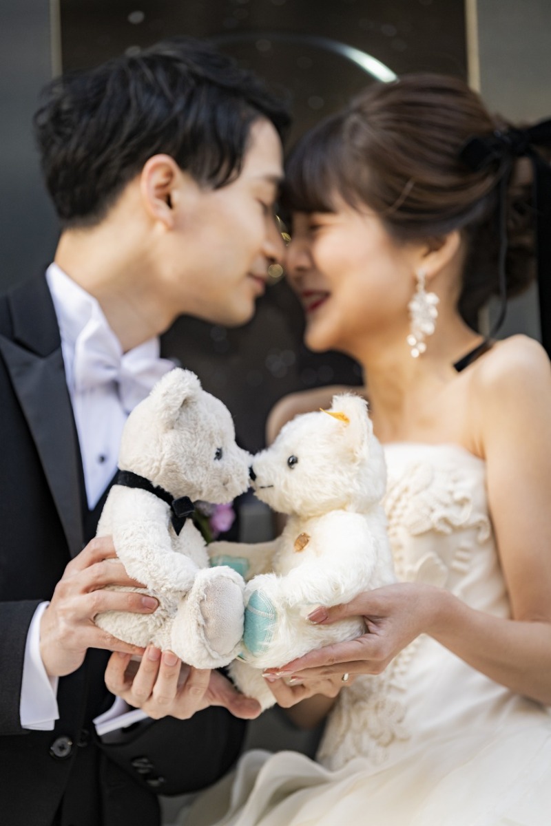 ティファニーベアもお鼻こつん♡