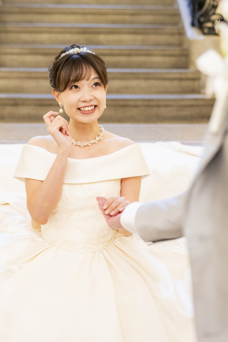 とっても嬉しそうなご新婦様の表情♡