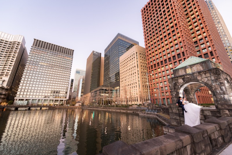 和田倉門でのショット☆