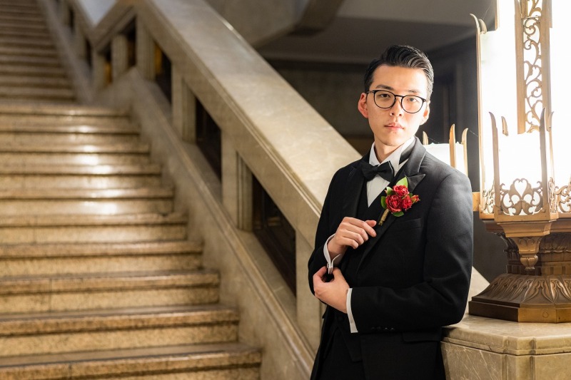 ご新郎様ソロショット
