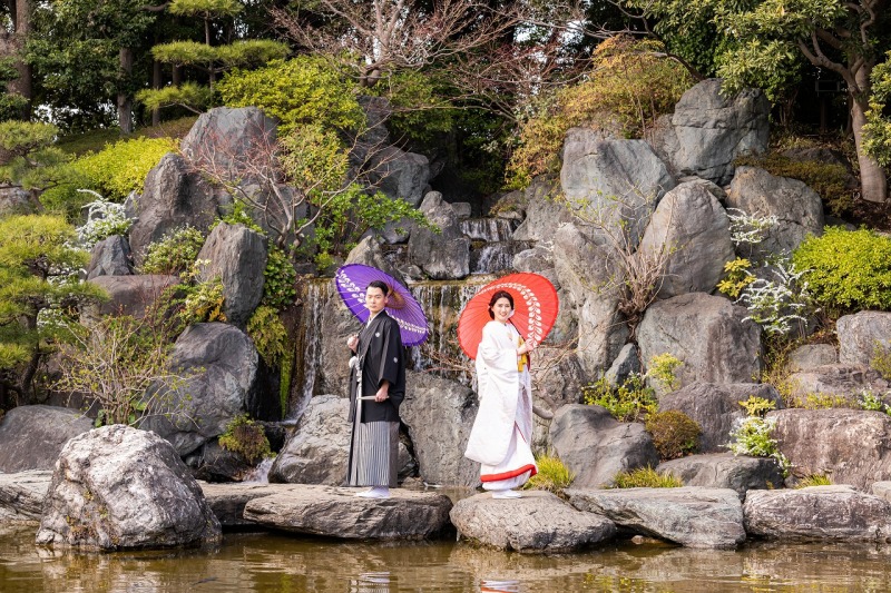 24to wedding_庭園で撮影できる