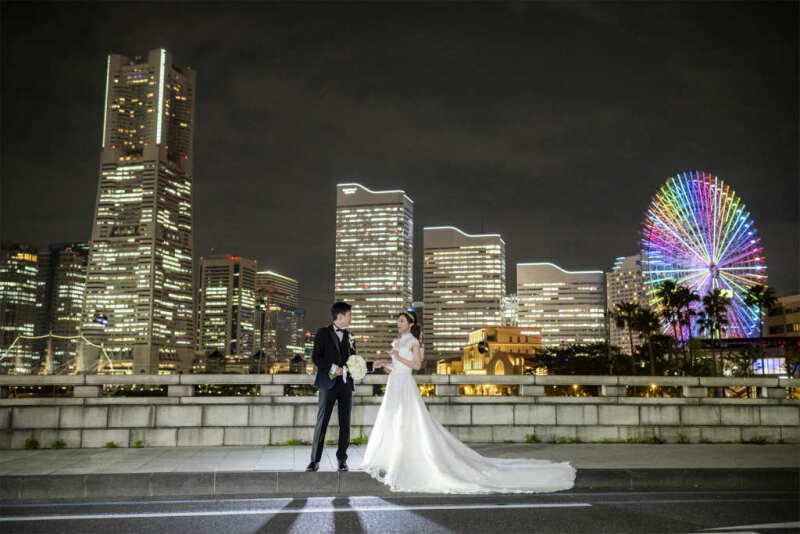24to wedding_夜景で撮影できる
