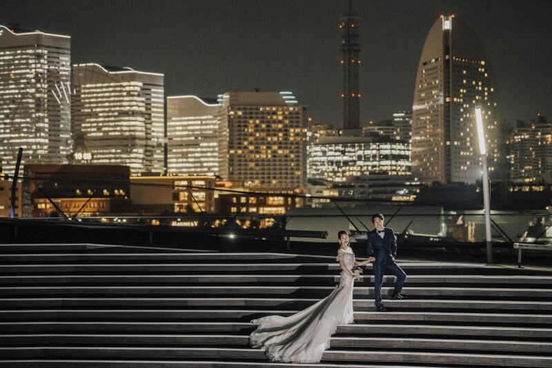 24to wedding_夜景で撮影できる