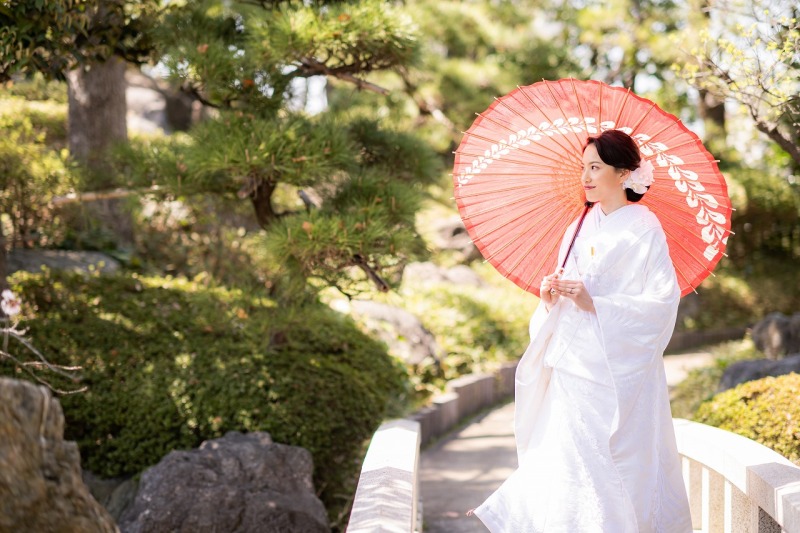 24to wedding_庭園で撮影できる