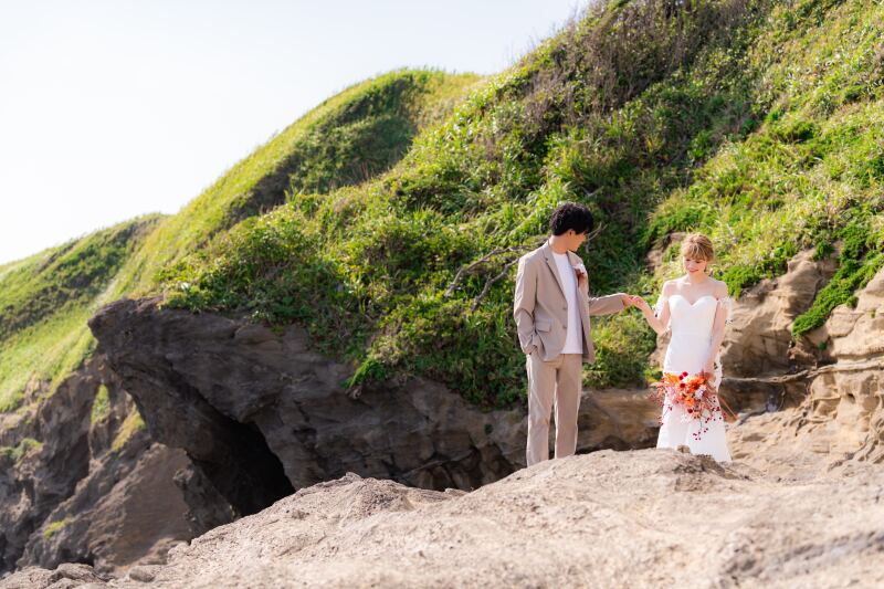 24to wedding_海で撮影できる