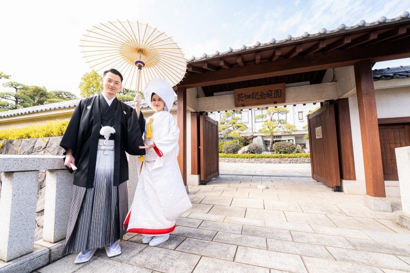 24to wedding_庭園で撮影できる