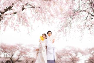 24to wedding_和装庭園