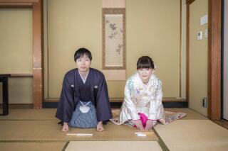 24to wedding_和装庭園