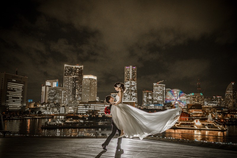 24to wedding_夜景で撮影できる