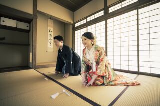 24to wedding_和装庭園