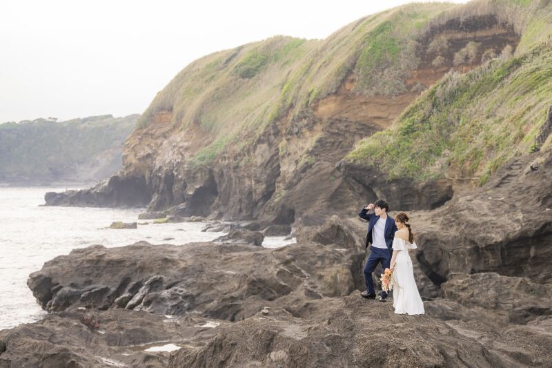 【期間限定11/末までの撮影】城ヶ島・崖フォトプラン♪日帰りで叶う大自然のお洒落フォト☆131890円⇒初回成約104,390円
