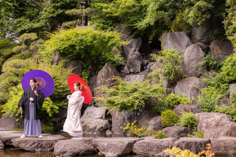 【鳳凰~和装プラン】スタジオ+庭園 両方しっかり撮影できる和装プラン