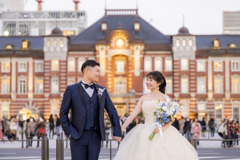 【フォト&ムービープラン】東京駅前撮りにオリジナルで作るフル動画オープニングムービー付き!全データ納品 / 動画編集込み