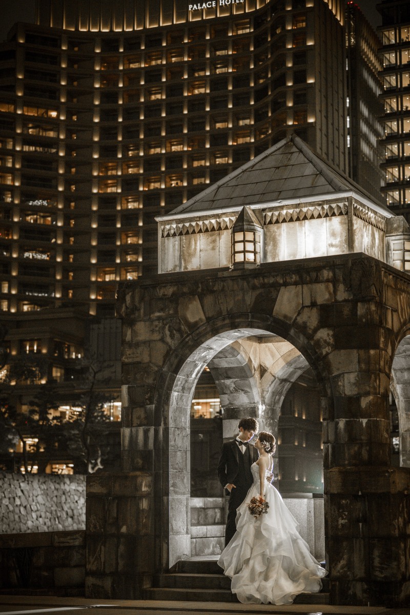 【Day or Night】東京駅・丸の内で前撮り・フォトウエディングプラン