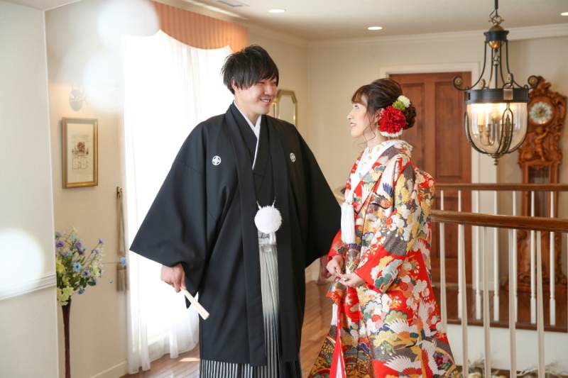 和装はスタジオで