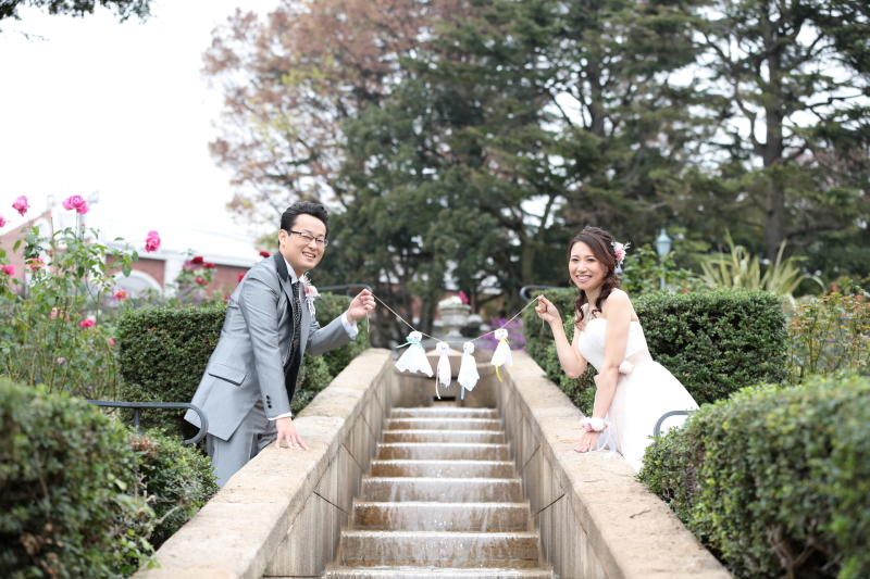 手作りのてるてるガーラント