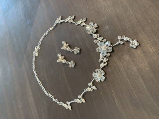 ネックレス＆イヤリング（シルバー）01