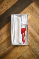 花嫁５点セット【白：赤房】