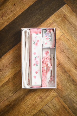 花嫁５点セット【白ピンク】