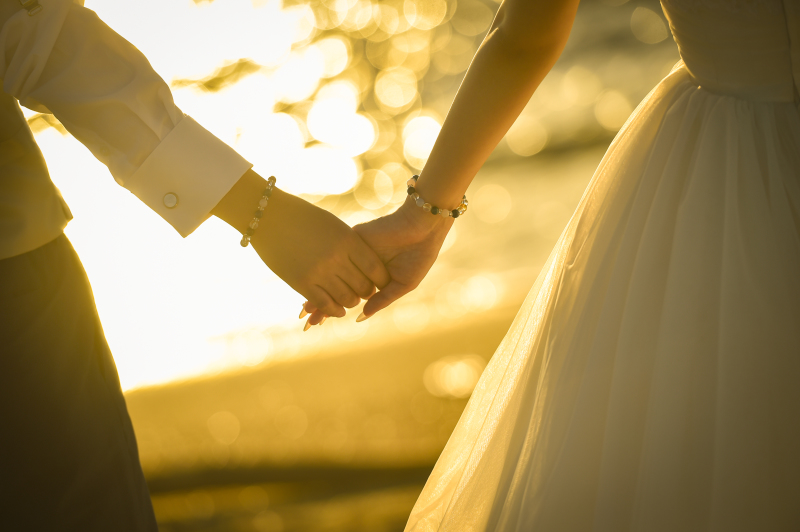 お揃いのブレスレット・・・