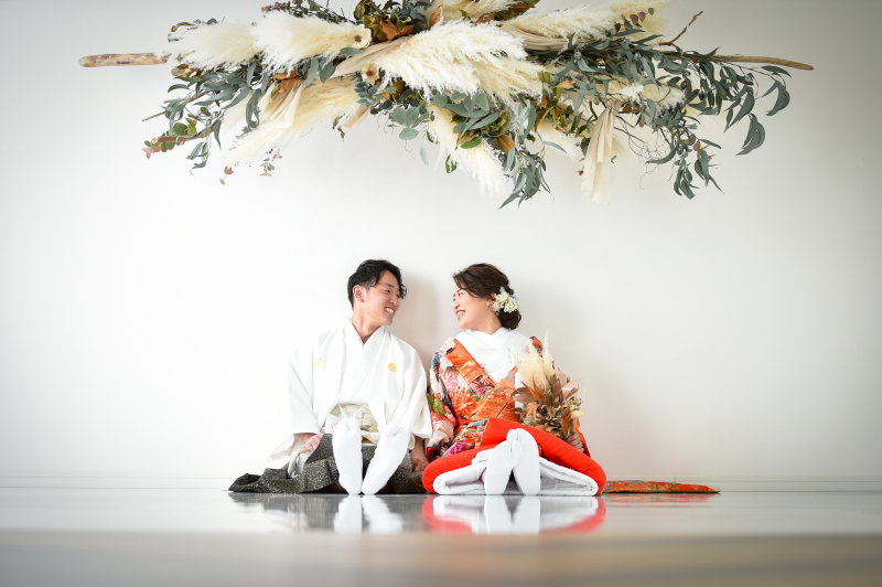 和装の壁座りバージョン・・・