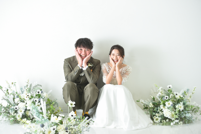 可愛いポーズで撮影です♡