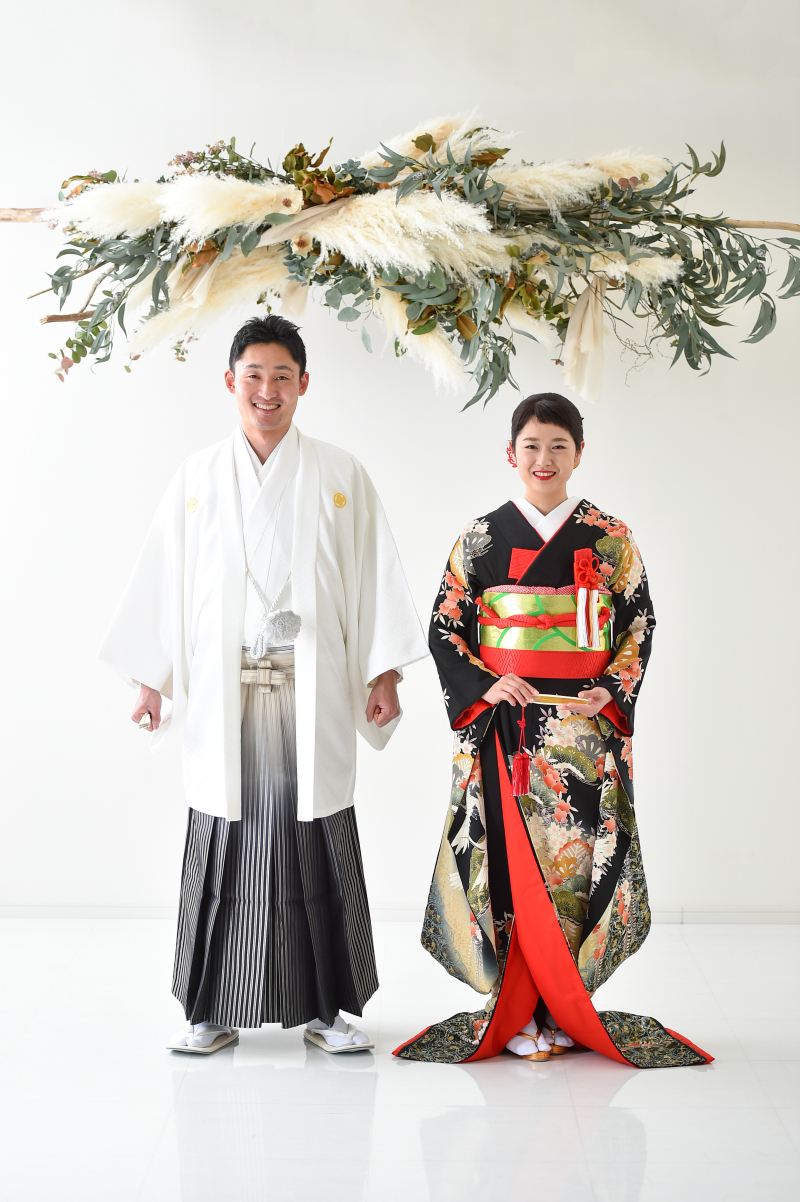 黒引き振袖・・・