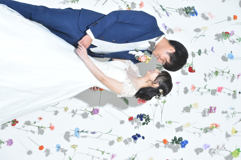 ウェディングドレスにお着替え