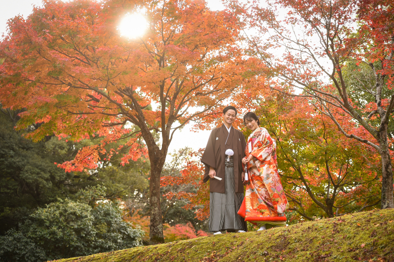 紅葉と・・・