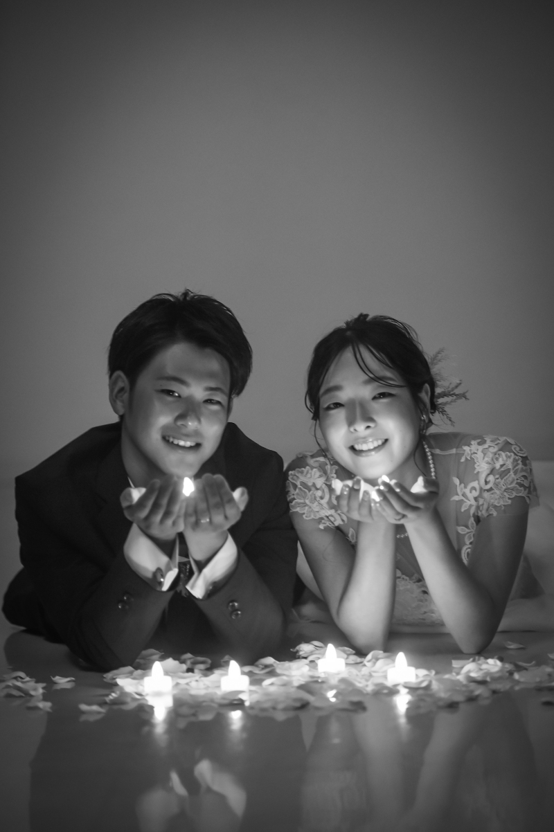 キャンドルとの撮影