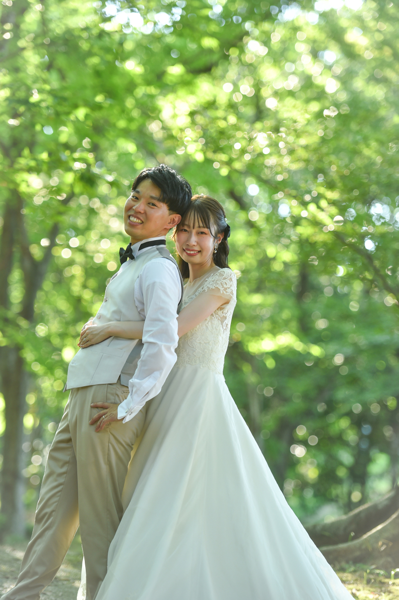 バックハグがかわいい♡