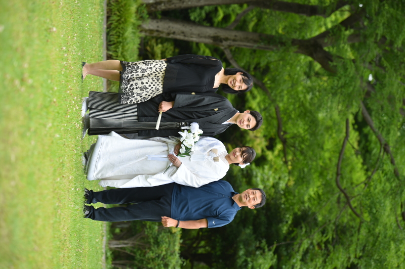 ロケーションでも家族写真を・・・