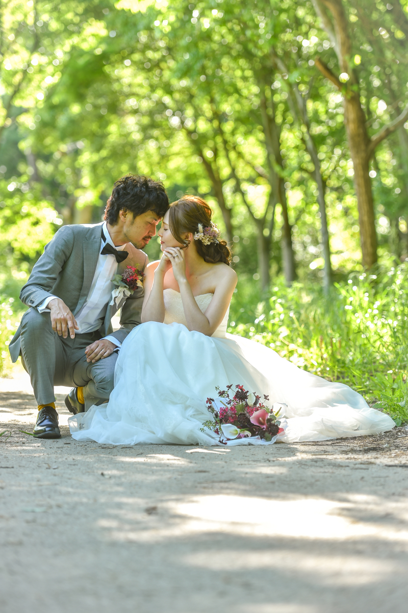 顔を寄せ合って良い雰囲気です♡