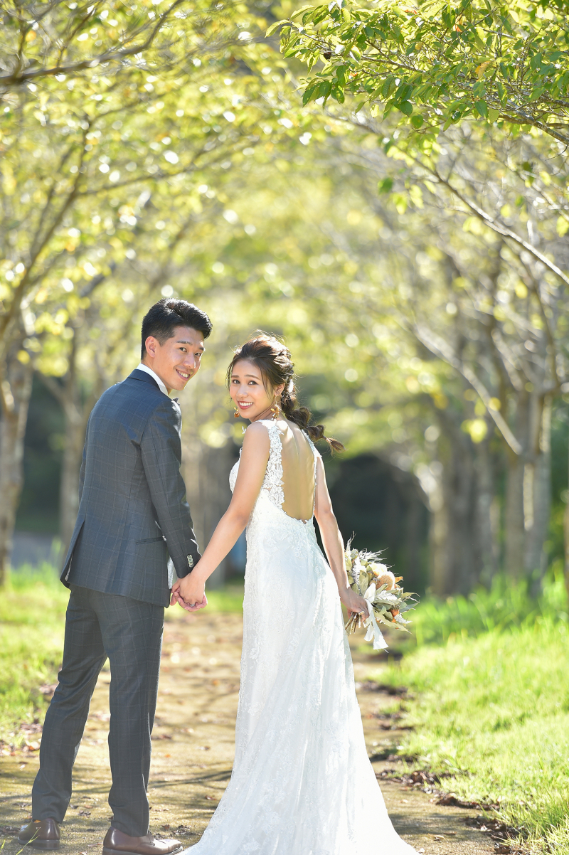 木々の小道で・・・