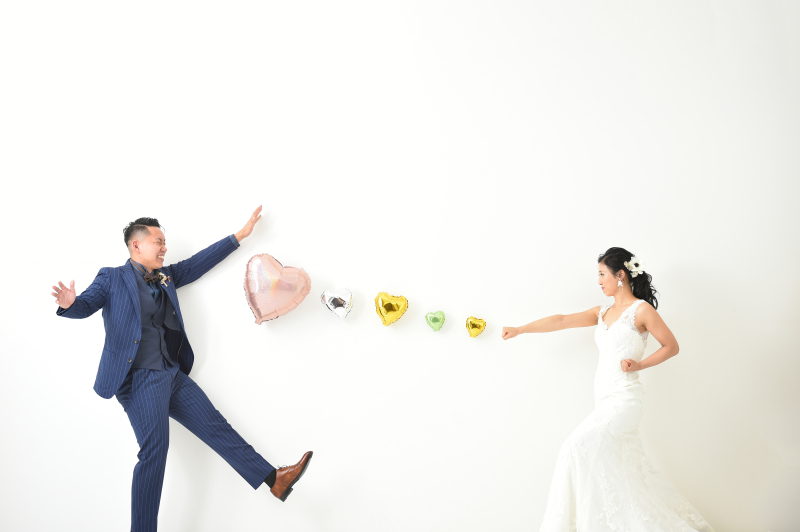 ハートを飛ばすのは・・・