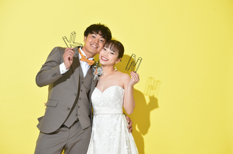 イニシャルオブジェもおしゃれ・・・