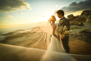 【 和装１点・洋装１点・スタジオ・ロケ】冬の海でロケーション撮影 〜野間灯台〜