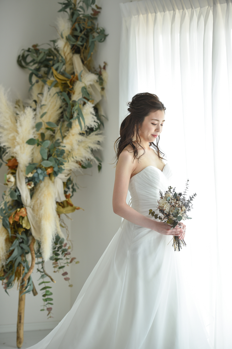 洋装に着替えて・・・