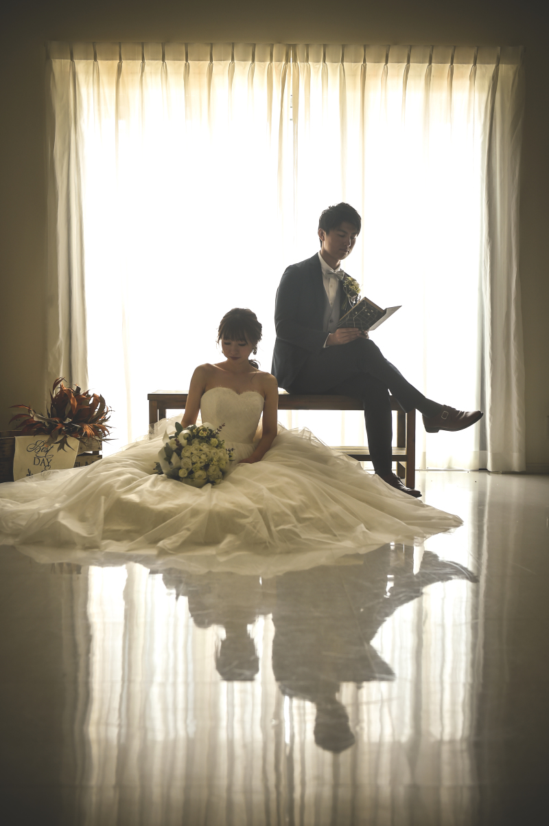 カーテン側シルエット