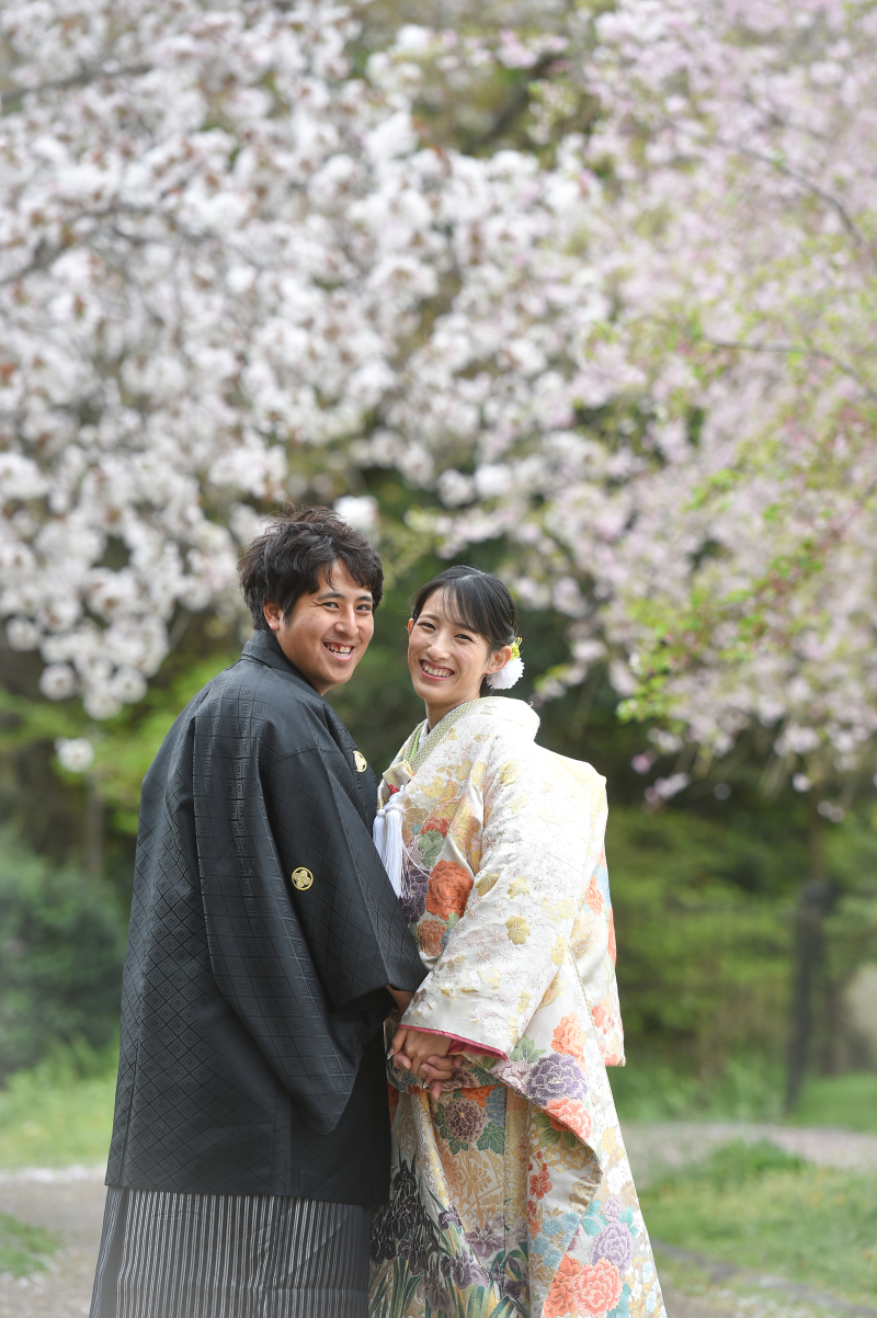 満開の桜と♪