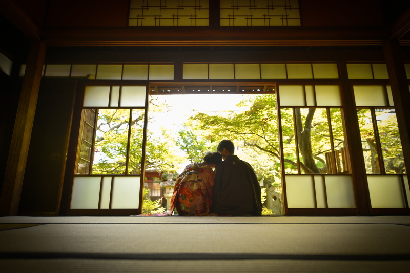 畳の部屋からの・・・