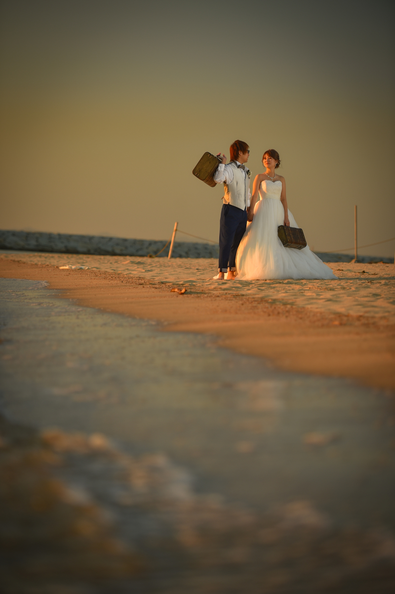 海側からの撮影・・・